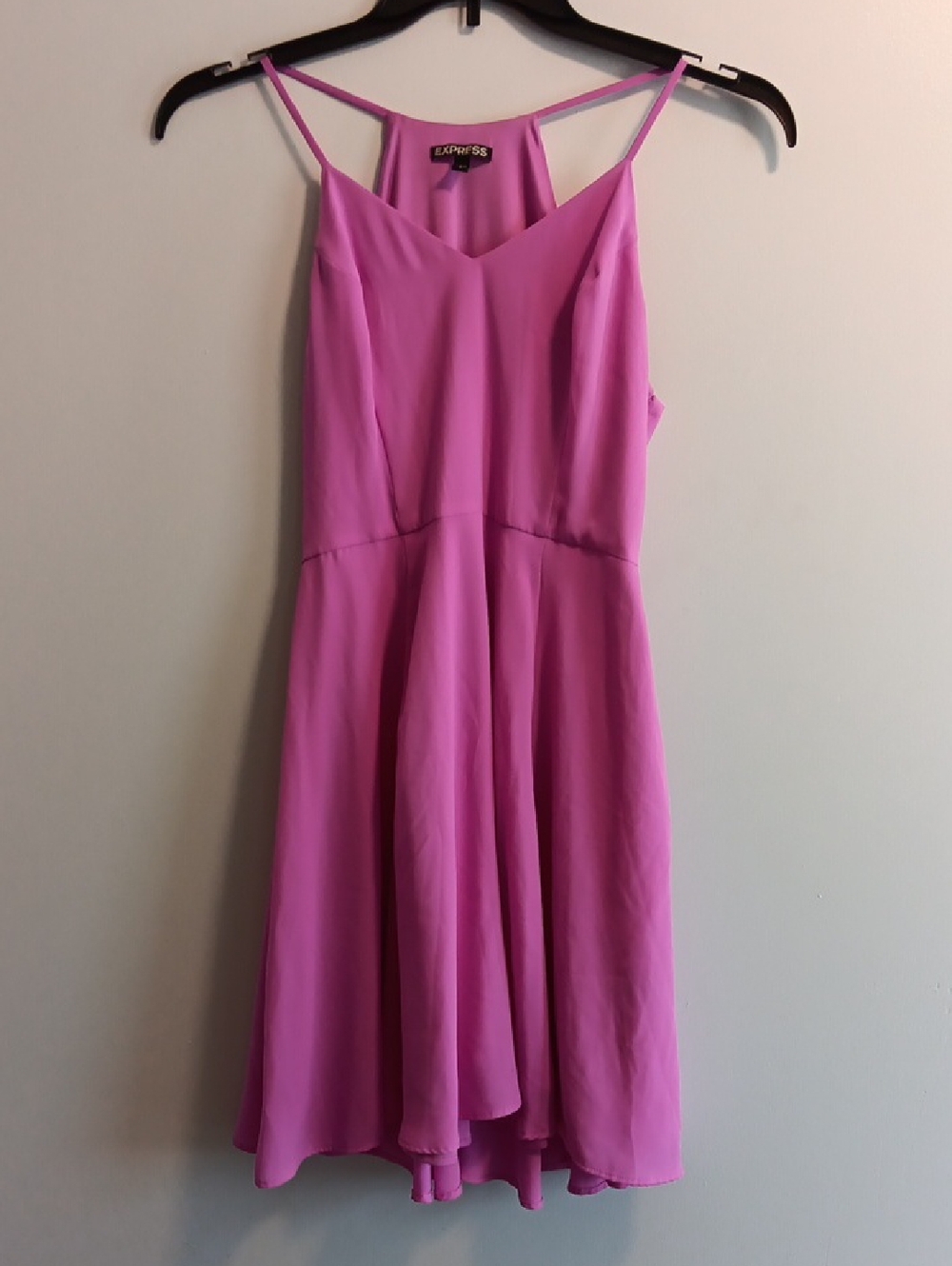 Express Spaghetti-Strap Mini Dress, Orchid Color